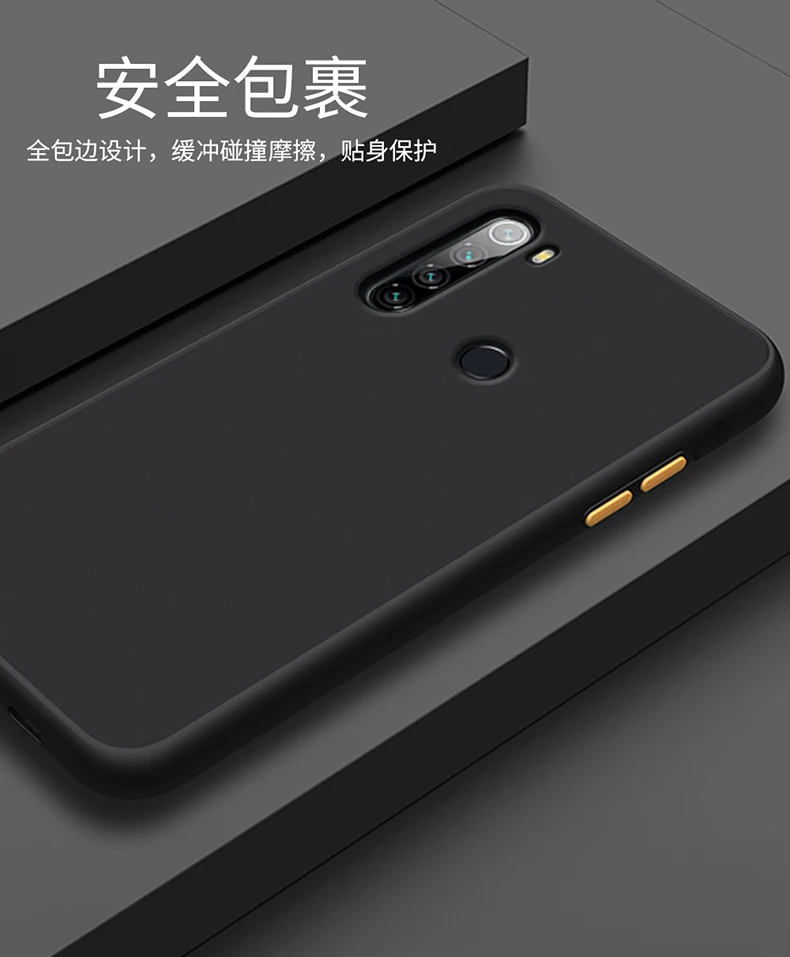 Для xiaomi redmi Note 8T Чехол Жесткий PC Прозрачный матовый защитный чехол на заднюю панель для xiaomi redmi 8 note 8 Pro Чехол
