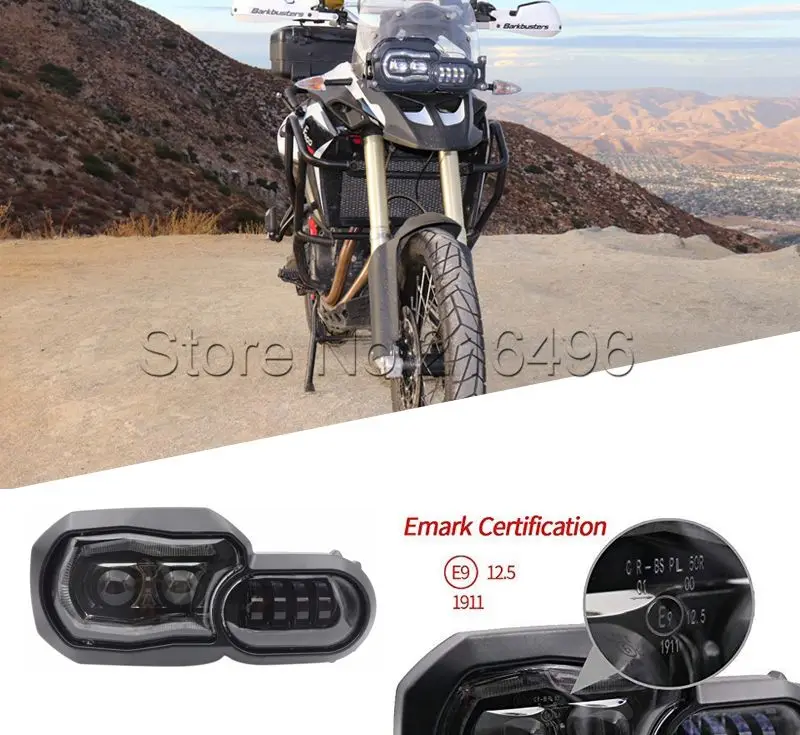 Для BMW F650GS F700GS F800GS Adv F800R светодиодные фасветильник головного света (N0T HID) и
