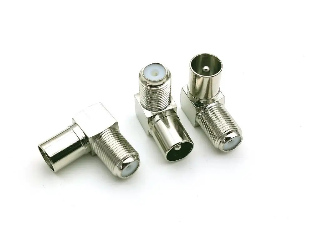 100 шт. медный F образный коаксиальный гнездовой разъем к прямоугольному