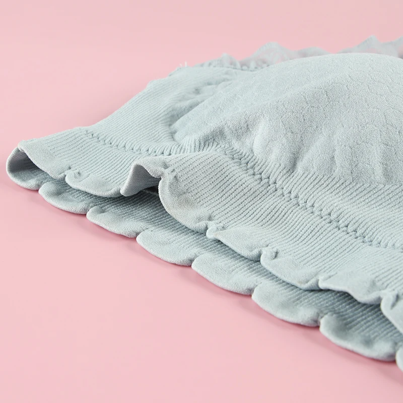 

SALSPOR Sexy Lace Bra Women Seamless Push Up Padded Bra Wireless Bralette Sports Comfortable Solid Female Top