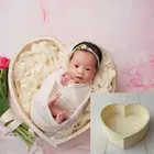 Новинка Реквизит для фотосъемки новорожденных деревянная коробка в форме сердца аксессуары для фотосъемки новорожденных