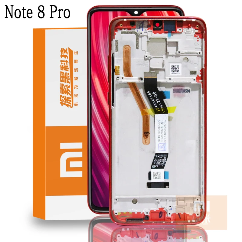 10 шт./лот 6 53 ''дисплей для Xiaomi Redmi Note 8 Pro ЖК дисплей сенсорный экран дигитайзер