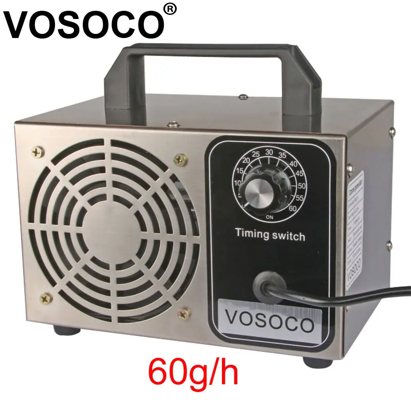 Генератор озона 60 Гц/ч озоновый аппарат очиститель воздуха металлическая