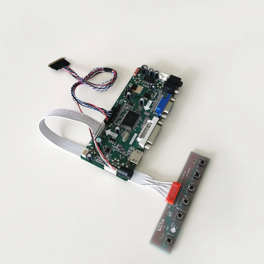 Для BT156GW01 CLAA156WA CLAA156WB WLED VGA + DVI ЖК экран 1366*768 15 6 &quotLVDS 40 Pin M.NT68676 комплект карт
