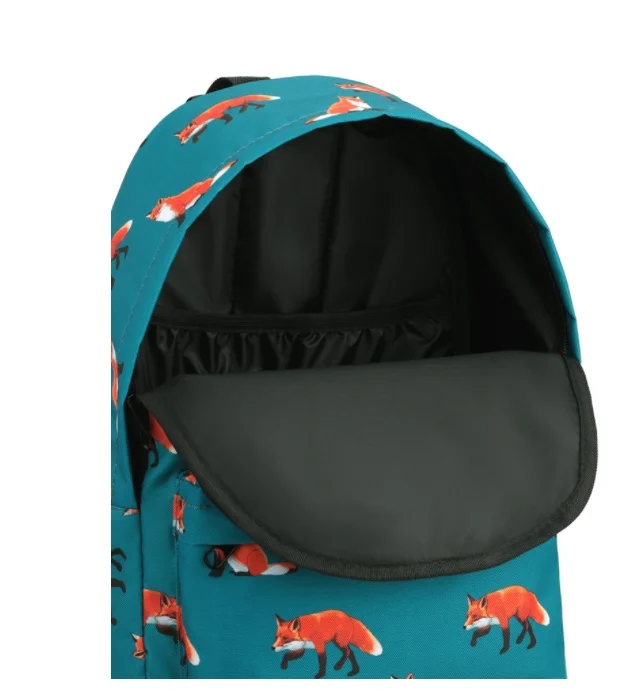 Рюкзак Z.A.I.N. &quotЛисы на бирюзовом&quot | Багаж и сумки