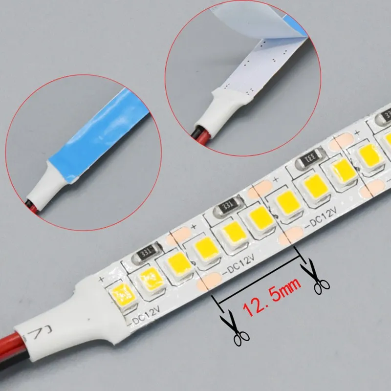 Светодиодная лента светильник 2835SMD 240 светодиодов/м 12 в пост. Тока Ip20 гибкий для