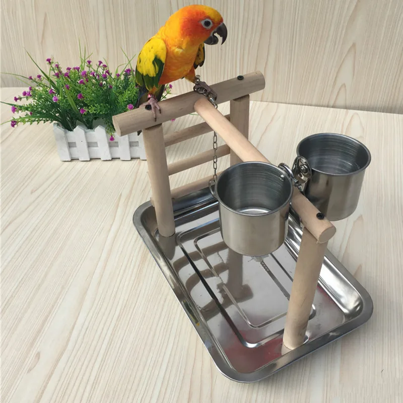 Настольная Игровая приставка с попугаями птичья площадка Перч попугаи