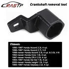 Черный карбоновый стальной автомобильный автозапчасти рукоятки шкив для удаления рукоятки шкив-ключ держатель инструмент гаечный ключ для Honda Acura двигатели RS-TC032