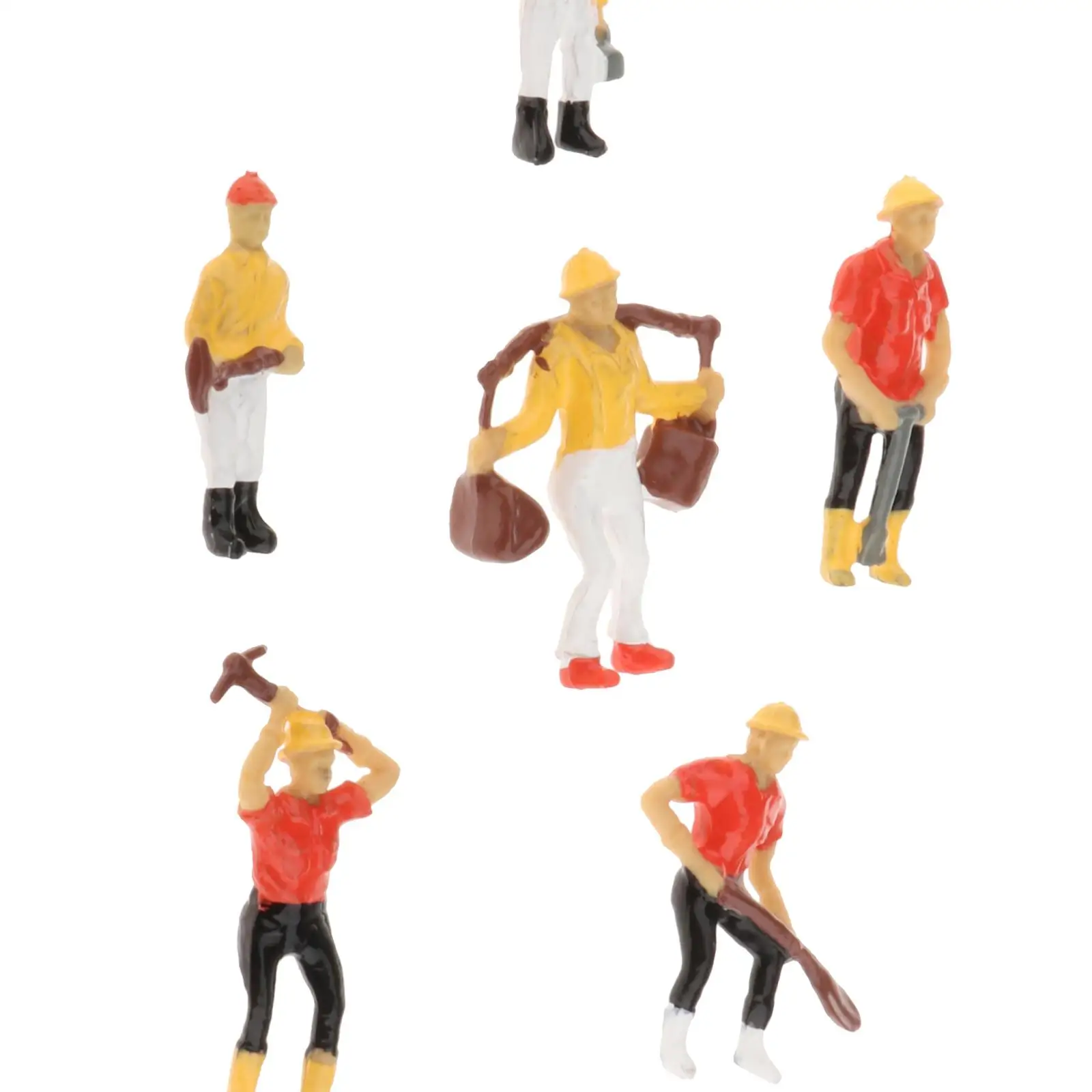 

Painted Model Train People Figure Parking Layout Raliway Scence Accessories