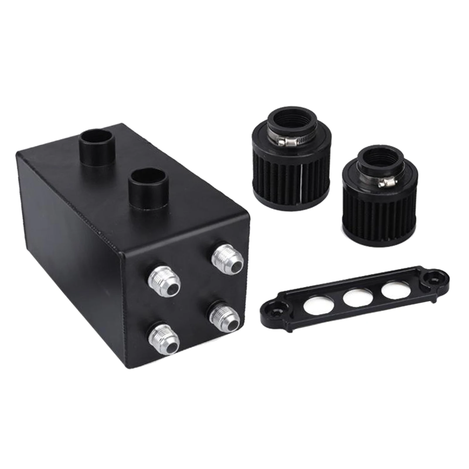 

4X -10 AN Baffled Oil Catch Can with Filter Kit For Honda Acura Integra