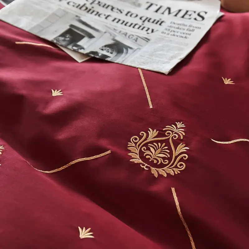 Комплект постельного белья из 4 предметов постельное белье египетского хлопка