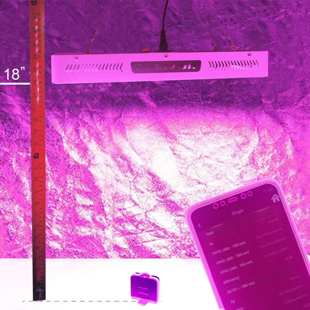 1800 Вт(180*10 W) двойные чипы полный спектр гидропоники завод растут, ИК УФ Вег цветок завод Панель лампы для внутреннего па