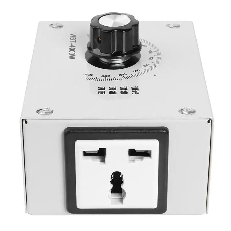 AC 220V WBT-4000W стабилизатор электронапряжения диммер контроль температуры двигателя отрицательное давление вентилятор 105*83*54 мм