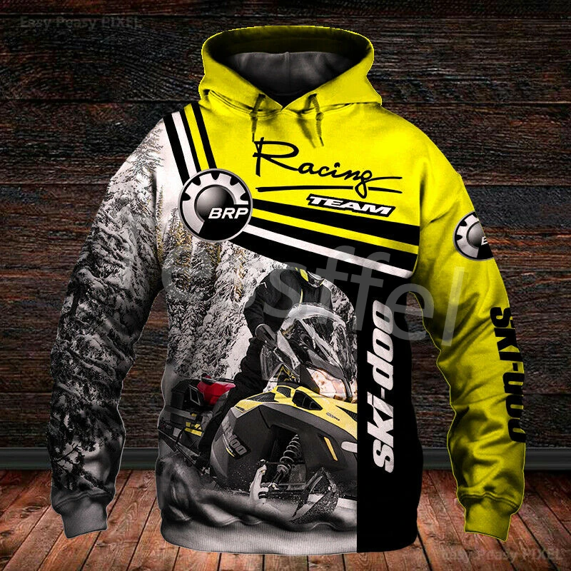 

Brp can-am 3d impresso nova moda dos homens com capuz personalidade zíper jaqueta motocicleta unisex hip hop esportiva