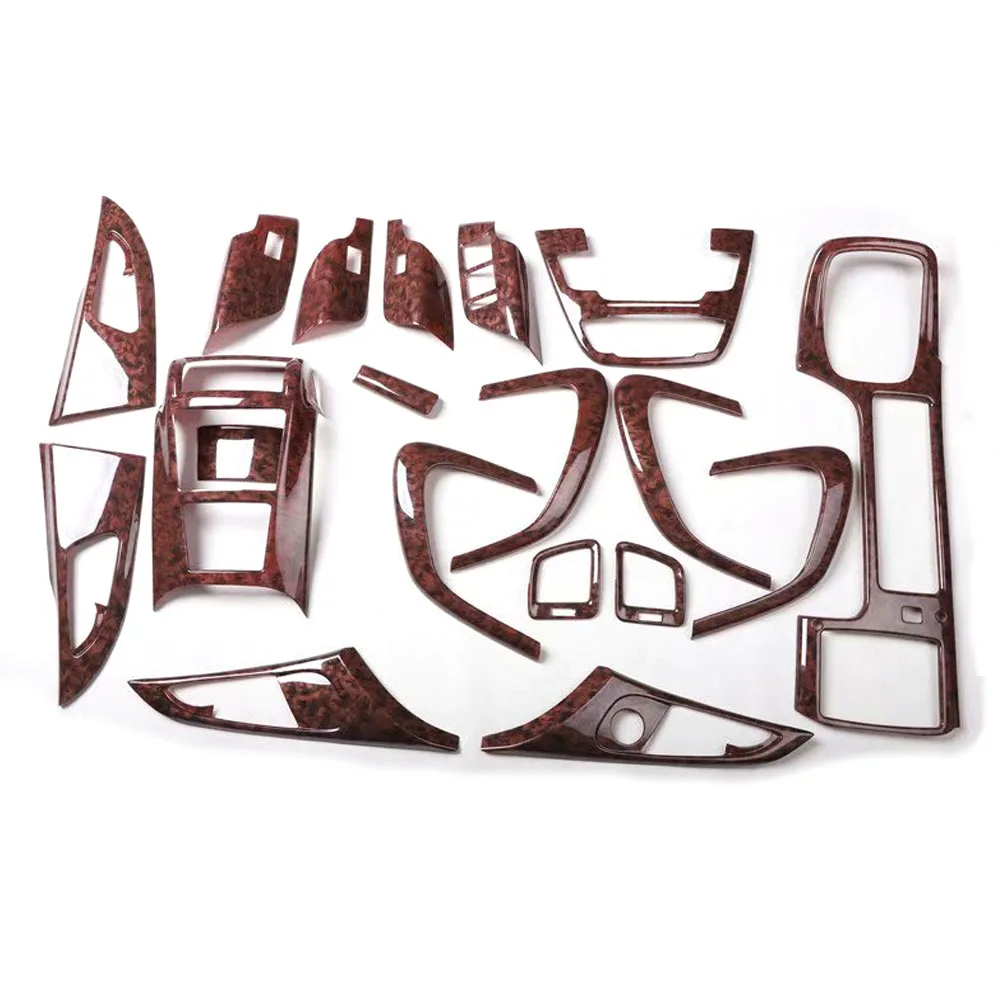 

19pcs/set Car Interior Trim Styling For Buick Regal 2009-2013 Left Hand Drive Window Door Armrest Gear Shift Cover Stickers