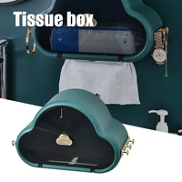 tissue box holder paper case wall mounted bathroom tissue dispenser cute cloud shape napkin shelf for home office k9stor