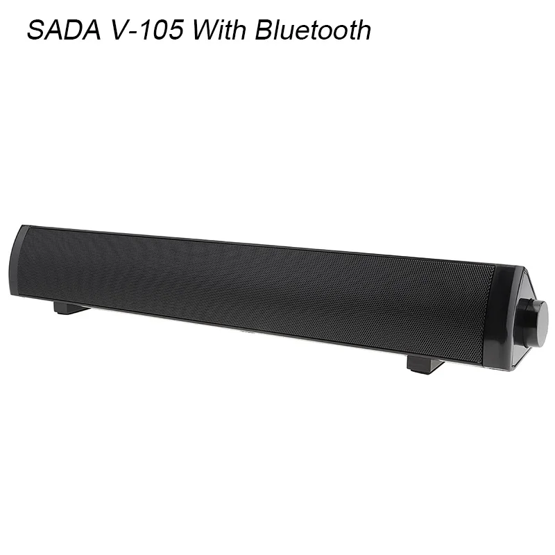 BS-36 домашний кинотеатр объемный Многофункциональный Bluetooth Саундбар динамик с 4 полный диапазон рога поддержка складной Сплит для ТВ/ПК - Цвет: V-105 with Bluetooth