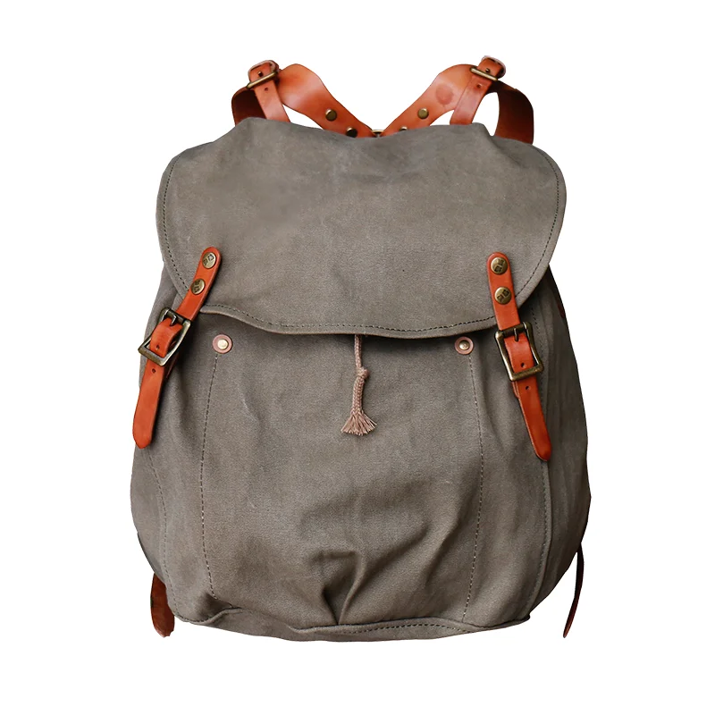 

Super Quality! CDM39 45cm*43cm*18cm Vintage Waterproof Heavy Canvas Backpack Unisex Computer Travel M39 Bag 3 Colours