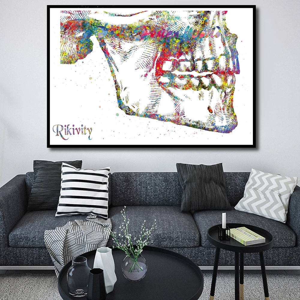 Рисунок на холсте медицинская раковая клетка|original watercolor|prints pictureswall art |