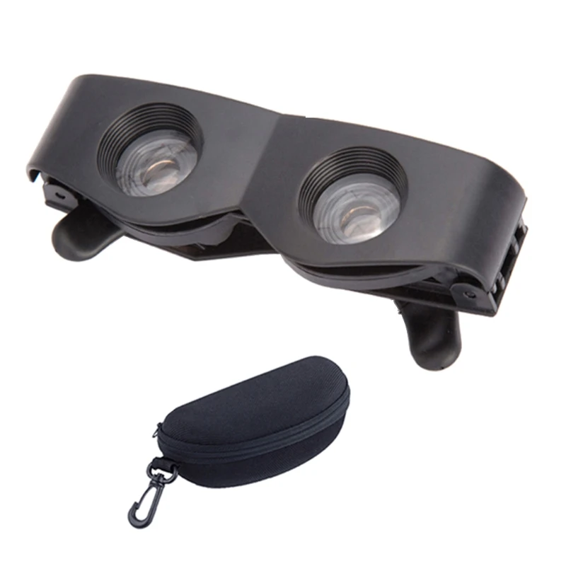 

New Fishing Magnifying Glasses Plastic Frame Fishing Magnifying Glass Portable Fishing Telescope Glasses for Outdoor Fishing