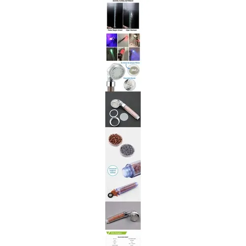 

50% Water Saving Shower Head with LED Light - Scented and Purifying Shower Head