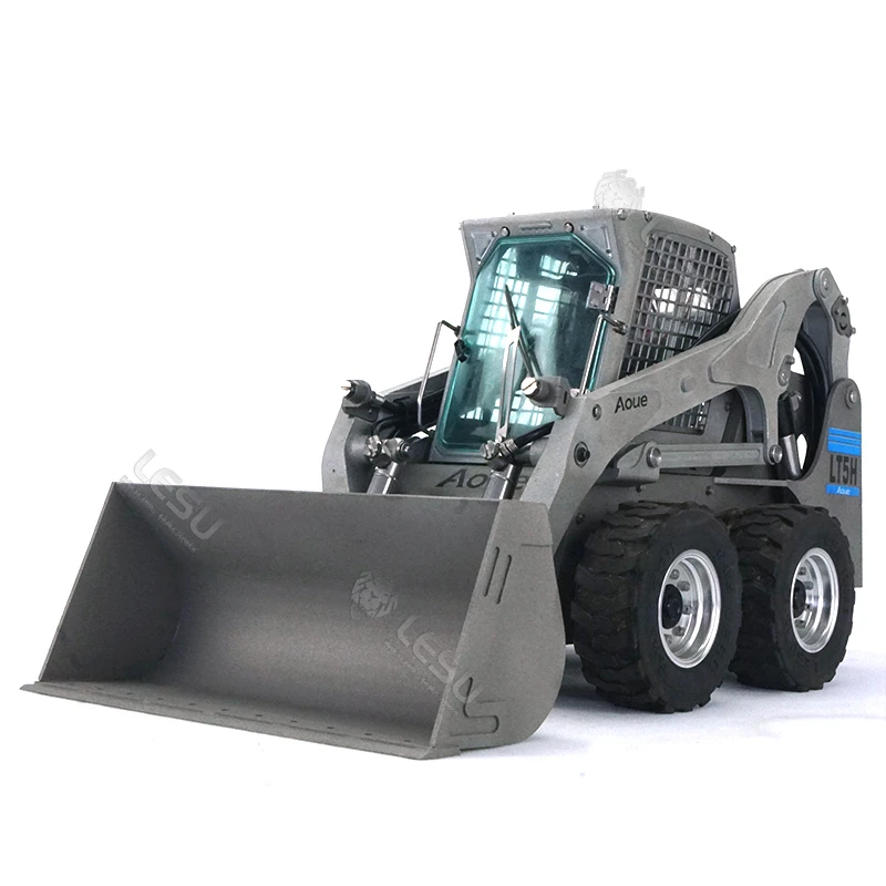 Kaufen Rc Loader Spielzeug LESU Lynx Hydraulische Loader Geändert Verbesserte Metall Eimer Für 1/14 Fernbedienung Bau Maschinen Modell