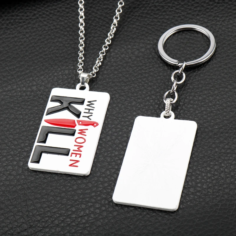 Ожерелье с подвеской из фильма Почему убивает ножа | Украшения и аксессуары