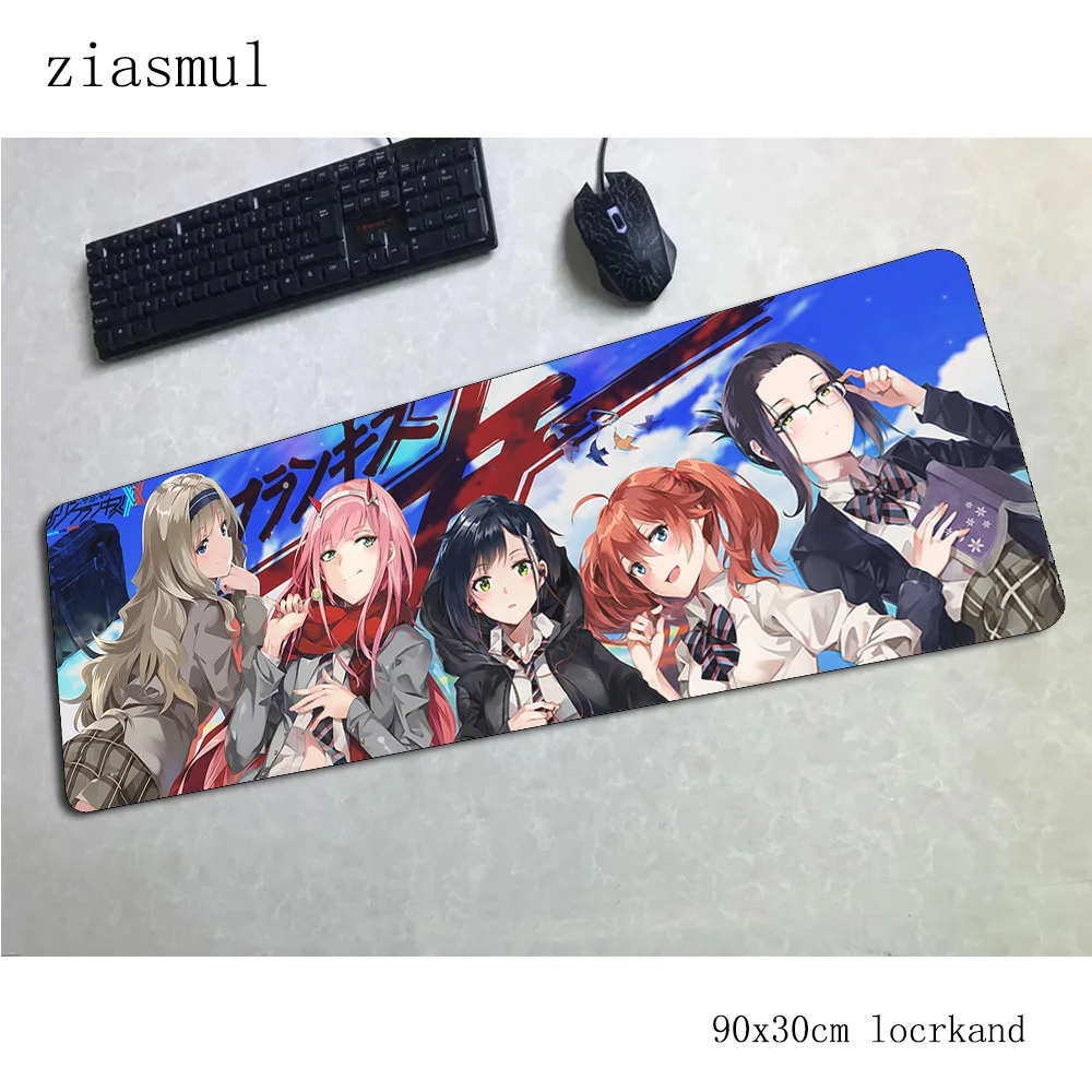 Darling в franxx padmouse 900x300x3 мм игровой коврик для мыши игры властная геймер компьютерный