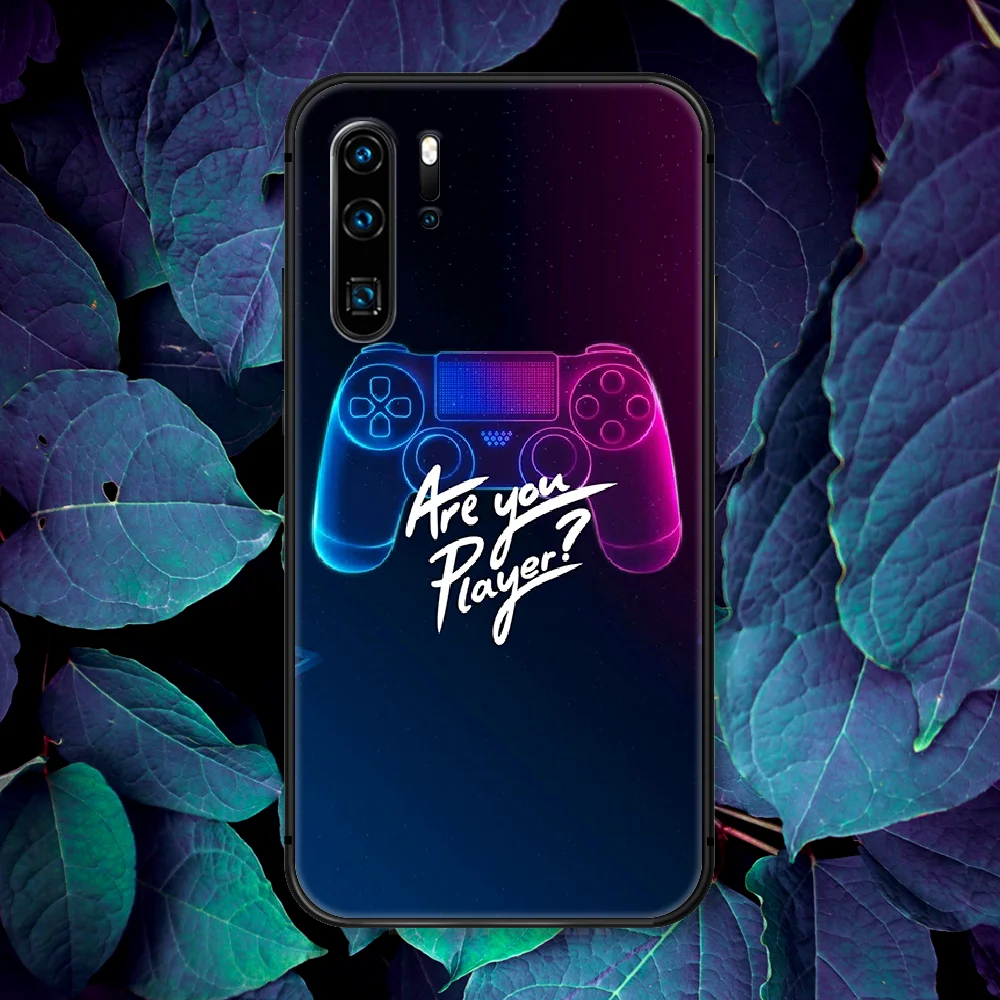 

PlayStation Buttons PS5 Xbox Phone Case For Huawei P Mate Smart 10 20 30 40 Lite Z 2019 Pro black Cell Pretty Back Fashion Coque
