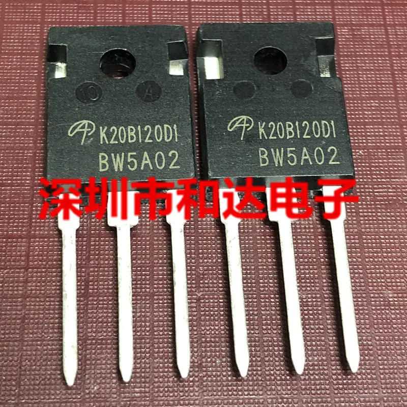 

(5 Pieces) K20B120D1 AOK20B120D1 TO-247 1200V 20A