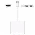 Многопортовый адаптер для Apple USB-C Digital AV, аксессуары для смартфонов MJ1K2AMA, совместимый с HDMI и USB, разъем USB Type-C