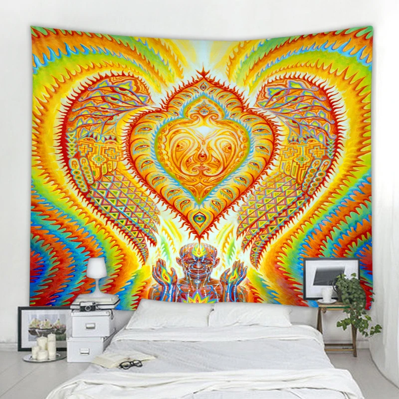 Mandala Buddha Meditation Decoration Tapestry Bohemian Hippie Wall Decoration Wall Tapestry Hanging Home Bedroom Living Room (0)