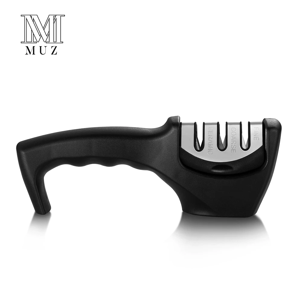 MUZ Профессиональная 3 точилка для ногтей из нержавеющей стали керамический