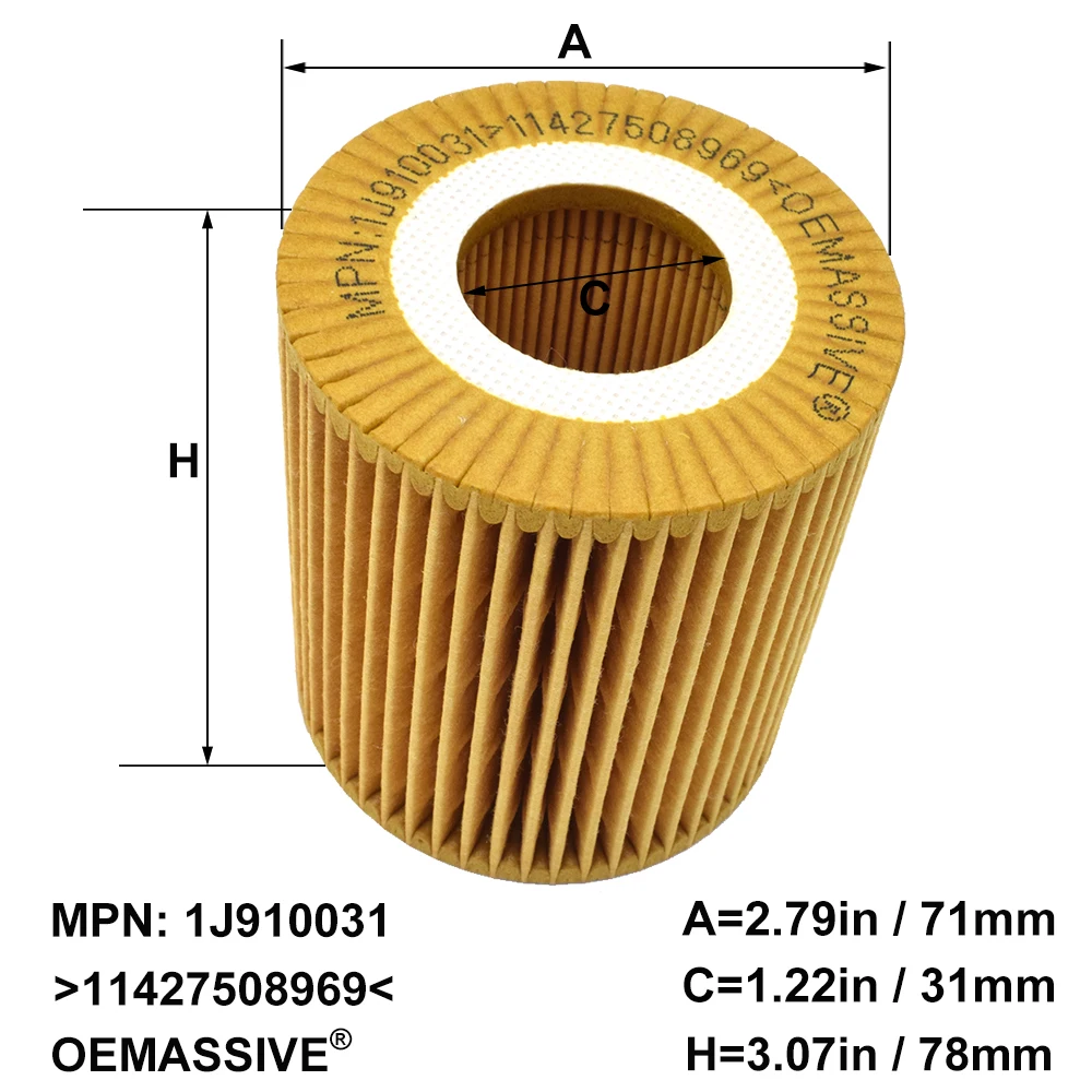 Масляный фильтр 11427508969 для BMW 1 3 5 серии X1 X3 Z4 родстер E46 E81 E87 E90 E60 E61 E84 E83 116i 316i 323i 520i
