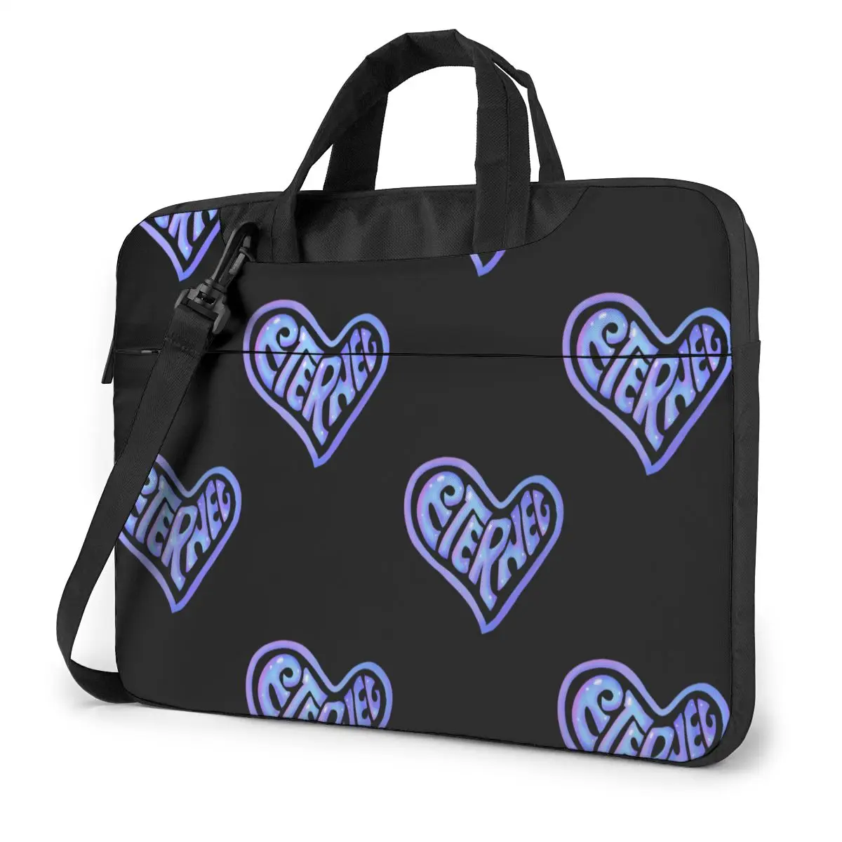 

Love Heart Lettering Laptop Bag Case Clutch Carry Computer Bag Soft Bike Laptop Pouch