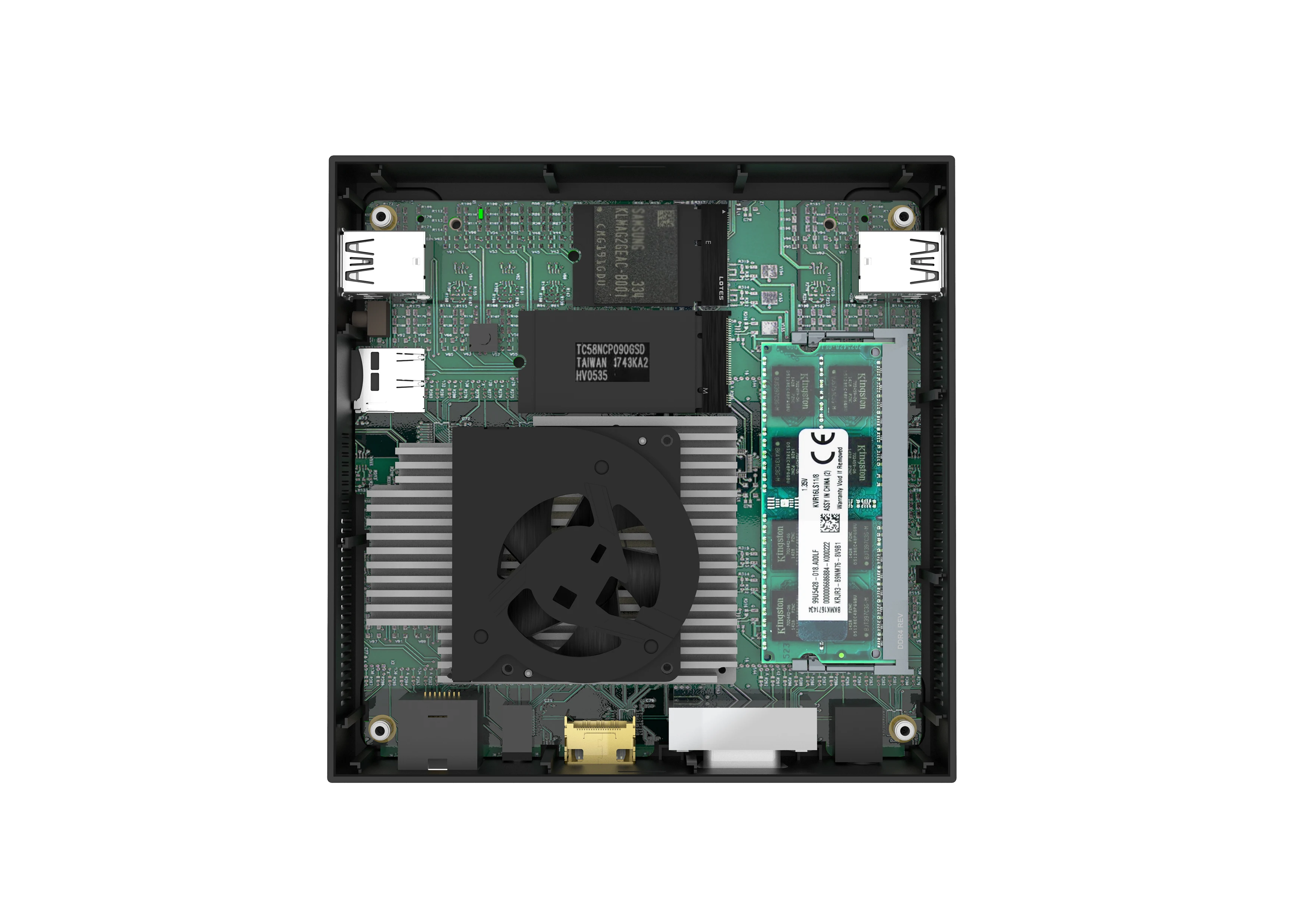 Новый оригинальный M5 Мини ПК Intel Celeron J3455 Windows 10 DDR3L 8G + 512G M.2 Накопитель SSD с