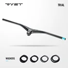 2022 RYET интегрированный шток руля для горного велосипеда T1000 Carbon Rise 740 мм-5 градусов UD матовый велосипед XC AM плоский промежуточный стержень