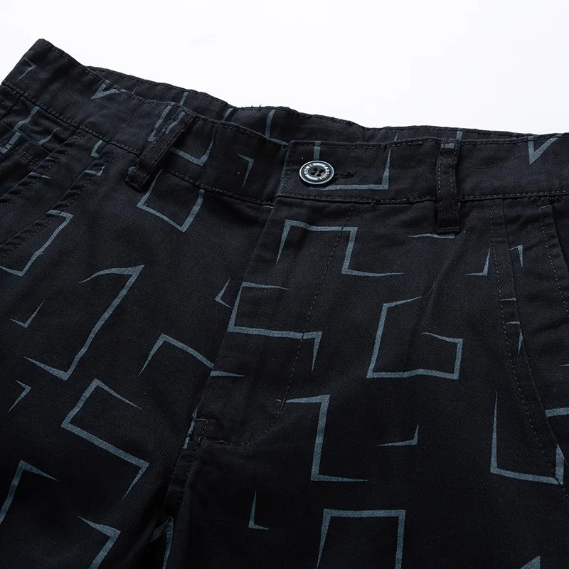 Мужские хлопковые шорты-карго в стиле милитари повседневные летние длиной до