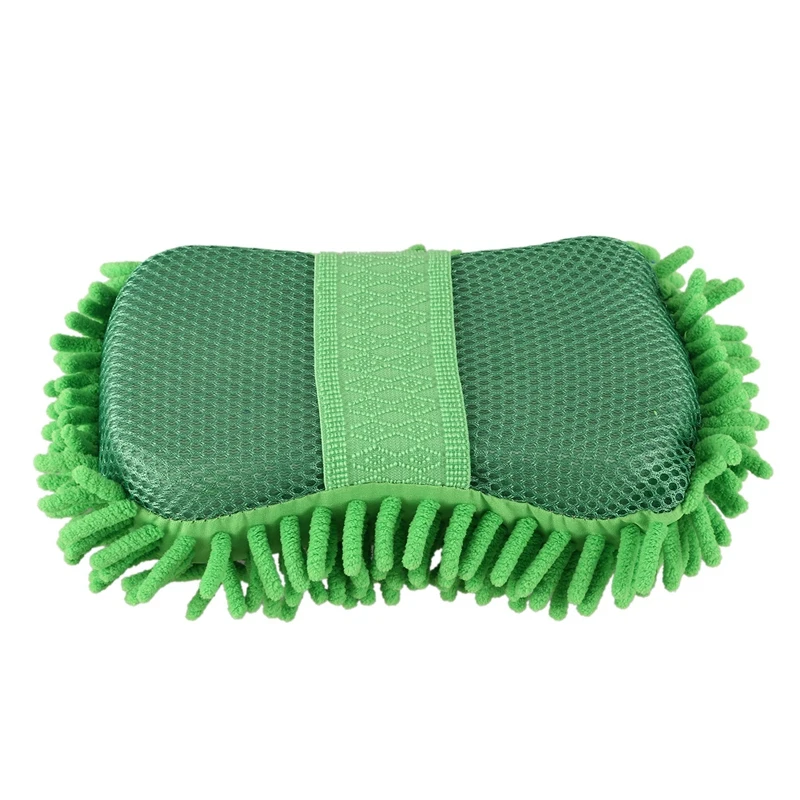 Car Hand Soft Towel Microfiber Chenille Washing Gloves Coral Fleece Auto | Дом и сад