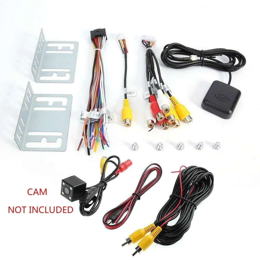Автомагнитола 2 Din с сенсорным экраном 7 дюймов HD 8 1 P поддержкой bluetooth/FM/USB/GPS