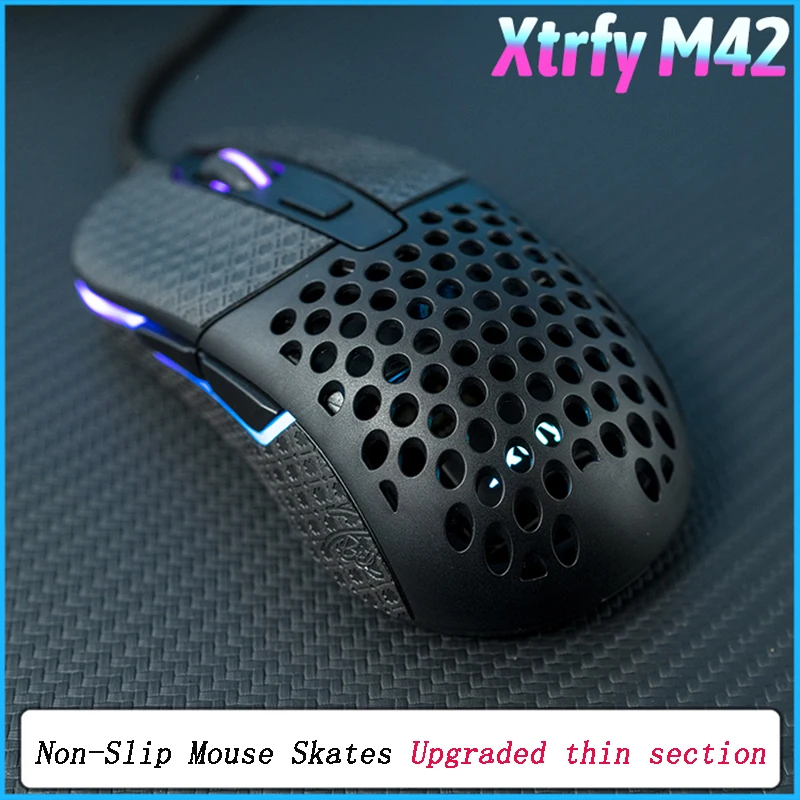 Самодельные Нескользящие Стикеры из Кожи Ящерицы BTL сделай сам для Xtrfy M42 без мыши