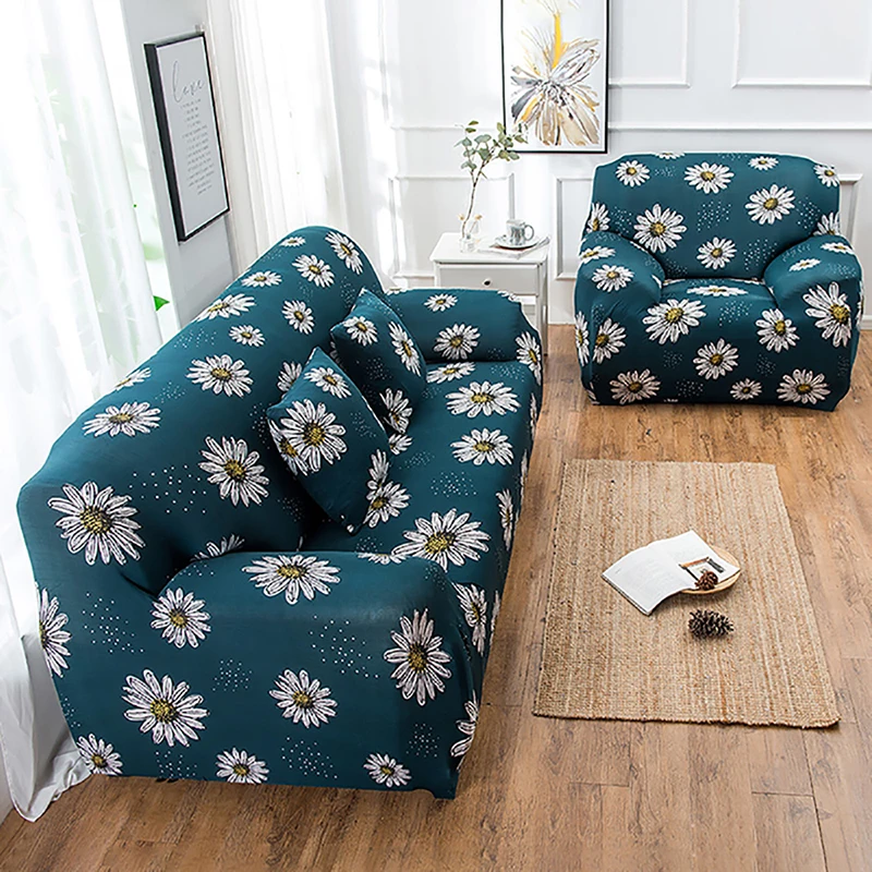 

Household stretch sofa cover elastic standard size sofa cover L-shaped fully wrapped non-slip sofa cover 1/2/3/4 seat