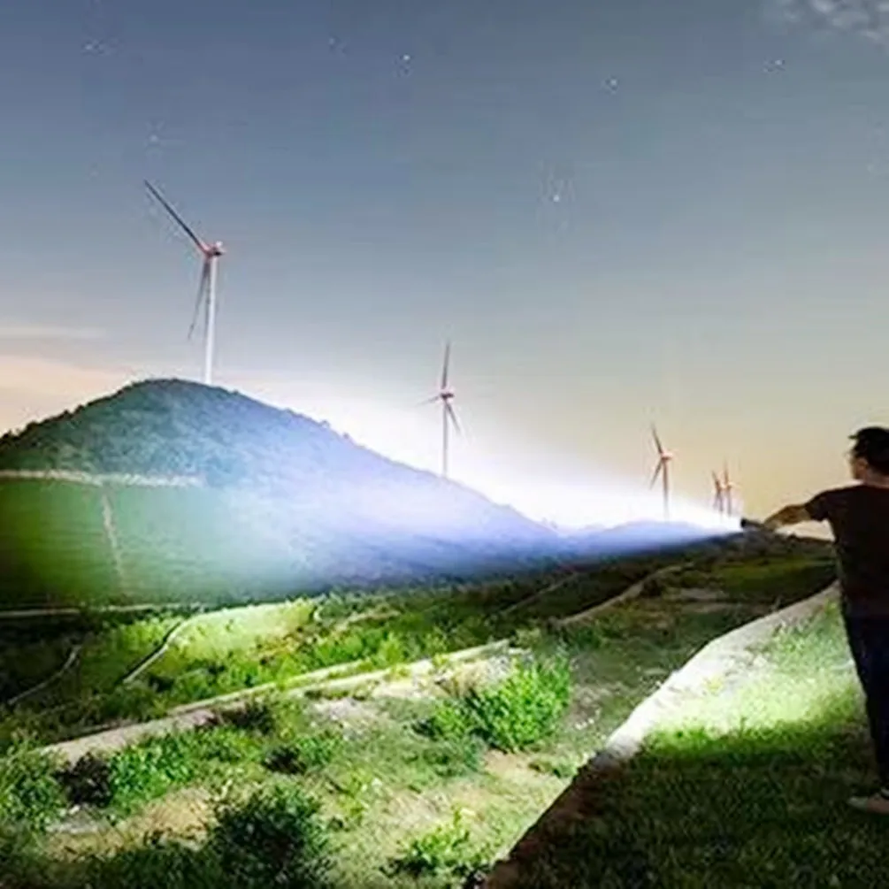 

Most Powerful Led Flashlight Usb Cree 4-XPG Torch Mini Flashlight Usb Tactical Rechargeable Waterproof 18650 18350 Battery Lamp