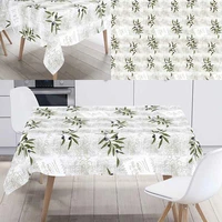 bestselling 3d flower print tablecloth nordic style natural landscape dustproof polyester table cover