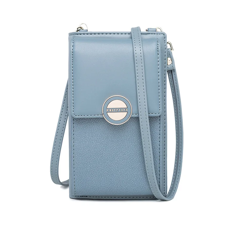 

Summer bag female new Korean version of the simple lock single shoulder diagonal mobile phone bag multifunctional ladies wallet
