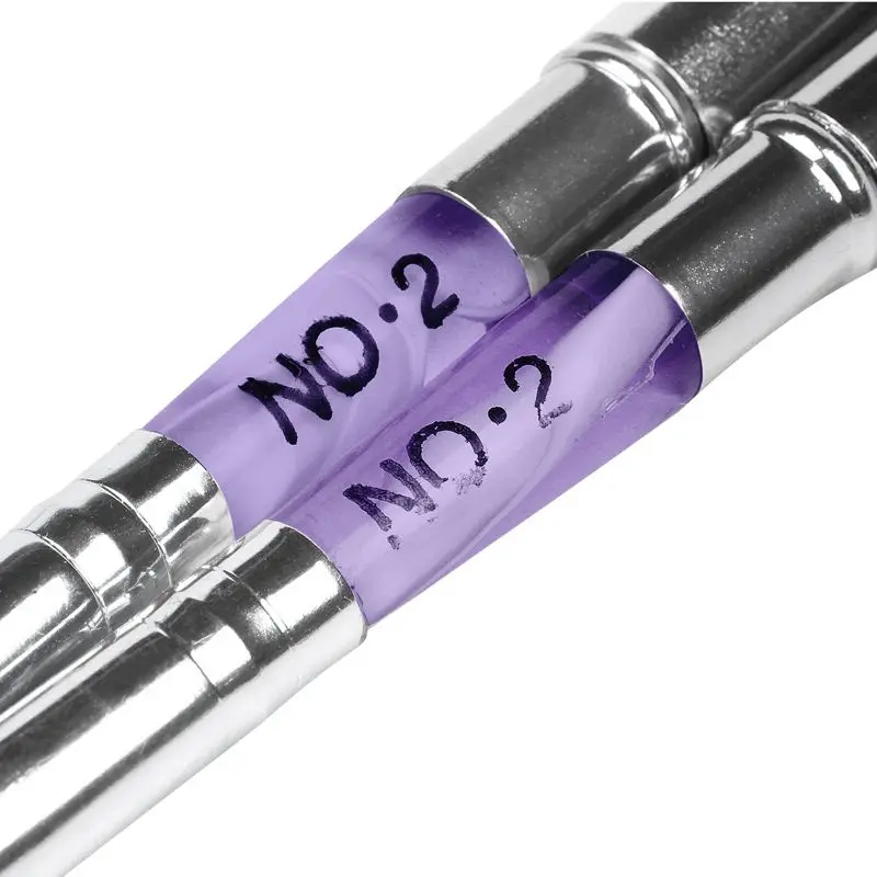 3 соболиная акриловая ручка для дизайна ногтей кисть перо дизайн Nos. 2 6 8|Доттсы| |