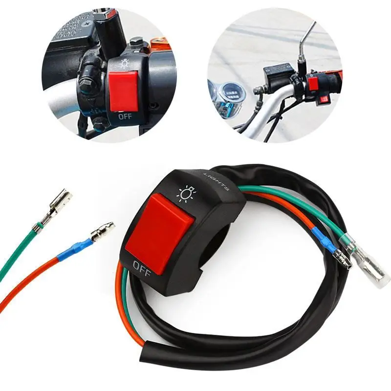 

Fog Spot Light Bikes Handlebar ON/OFF Motorcycle Switch On Off Button