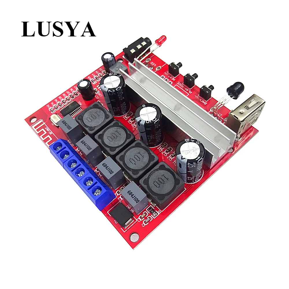 Lusya TDA3116D2 Цифровой Bluetooth 5 0 усилитель мощности плата 100 Вт * 2 стерео поддержка TWS box