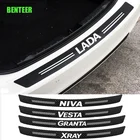 Автомобильная наклейка на бампер из углеродного волокна для Lada Vesta Xray Largus Granta NIVA, автомобильные аксессуары