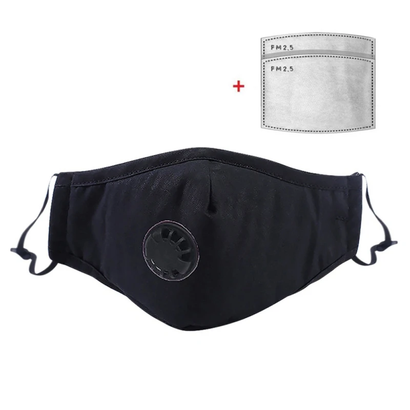 1pc Dust Breathable Mask Anti Pollution Cycling Fask Mouth Cotton Activated Carbon Filter Insert Can Be Washed Reusable | Спорт и